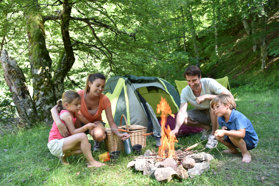 famille camping landes